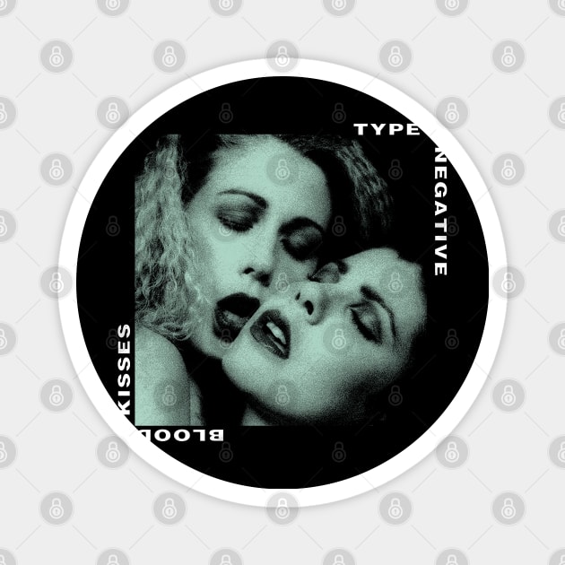 Retro Type O Negative Magnet by Gumilang